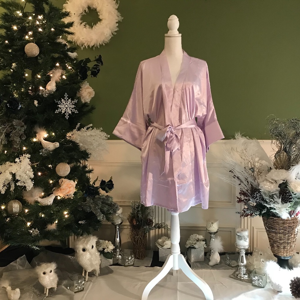 Silky bath kimono Bridesmaid robe